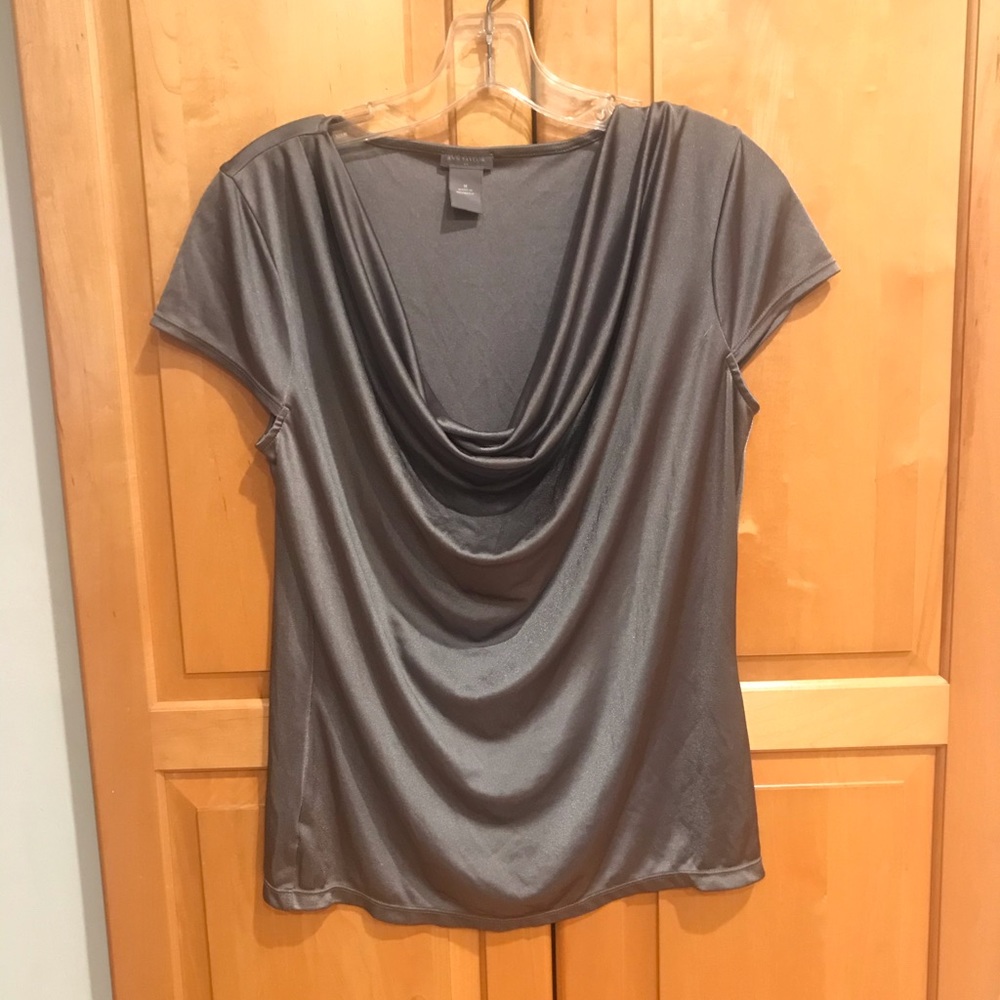Ann Taylor Drape Neck Blouse